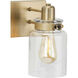 Calhoun 4 Light 30 inch Vintage Brass Bath Vanity Wall Light