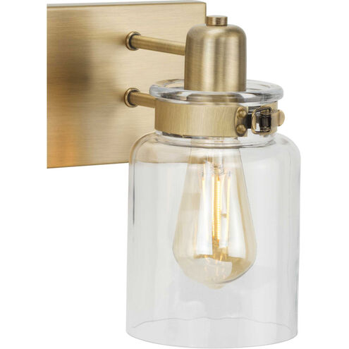 Calhoun 4 Light 30 inch Vintage Brass Bath Vanity Wall Light