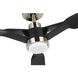 Belen 60 inch Brushed Nickel with Matte Black Blades Outdoor Ceiling Fan