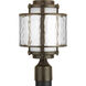Bay Court Outdoor 1 Light 14.5 inch Antique Bronze Outdoor Post Lantern