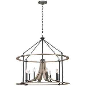 Middleton 8 Light 34 inch Natural Iron Pendant Ceiling Light