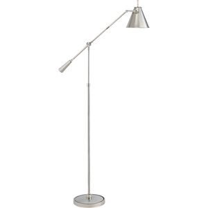 Thomas O'Brien Goodman 44.75 inch 12.00 watt Polished Nickel Floor Lamp Portable Light