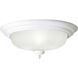 Melon 3 Light 14.62 inch White Flush Mount Ceiling Light