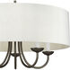 Drum Shade 5 Light 21.63 inch Antique Bronze Chandelier Ceiling Light