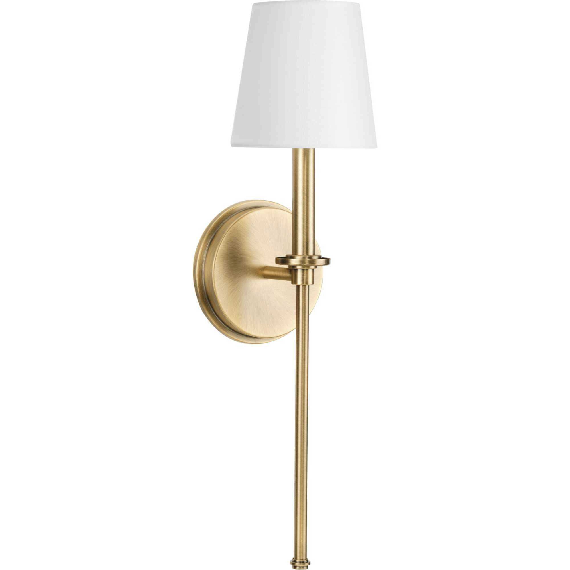 Elara 1 Light 4 inch Vintage Brass Wall Bracket Wall Light