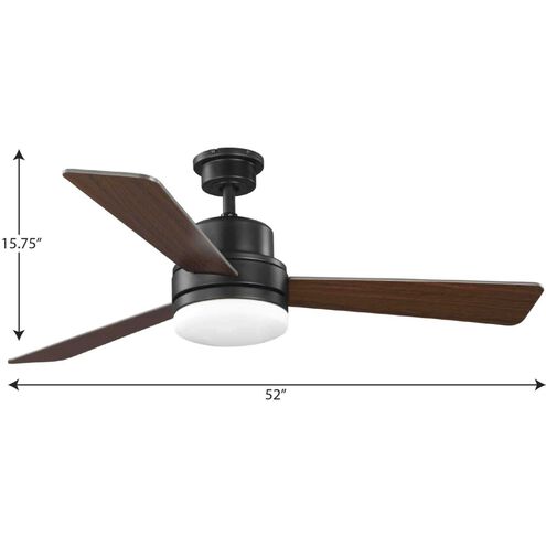 Trevina II 52 inch Architectural Bronze with Medium Cherry Blades Ceiling Fan