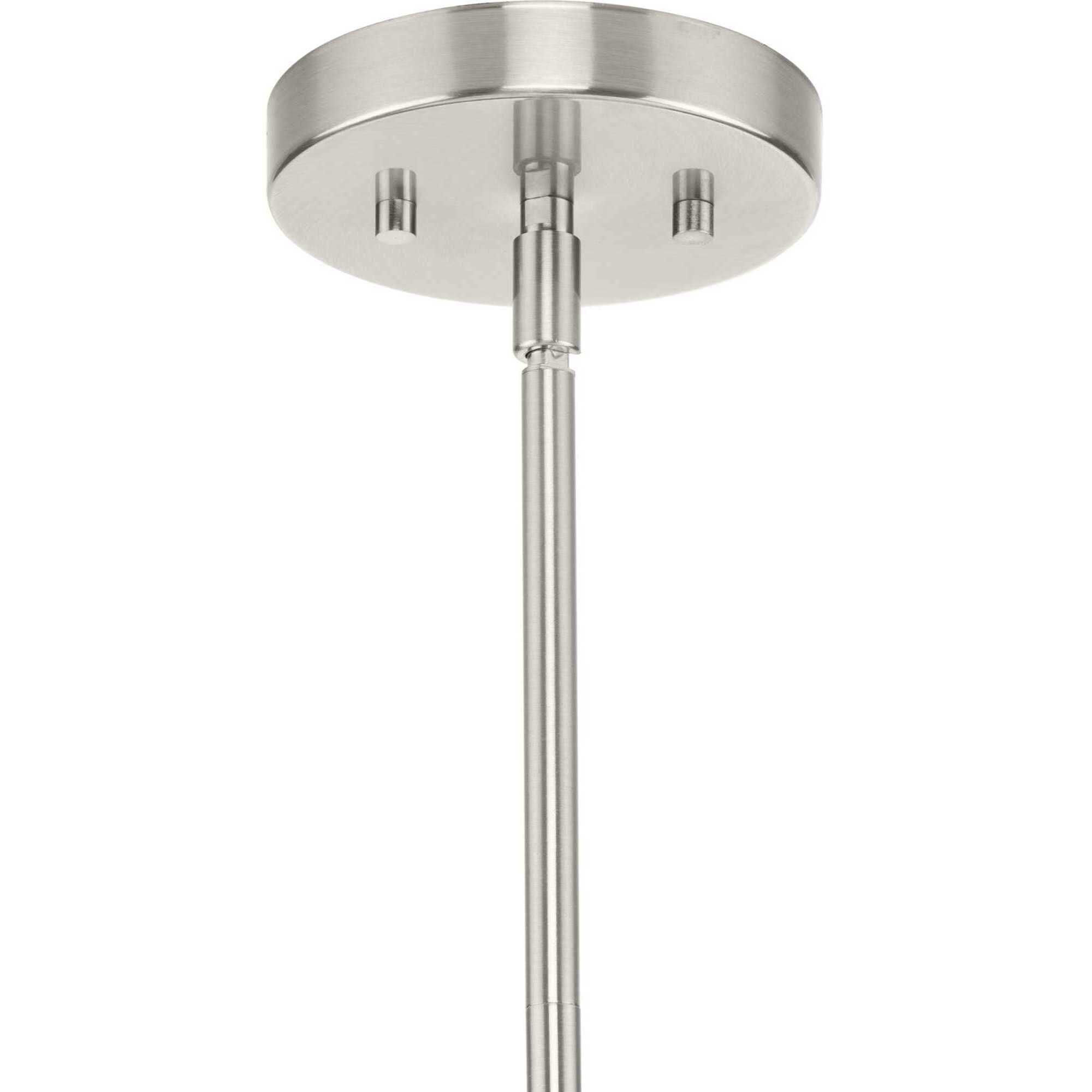 Haas 4 Light 16.5 inch Brushed Nickel Chandelier Ceiling Light, Design Series