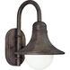 Die-Cast Shade 1 Light 12 inch Cobblestone Outdoor Wall Lantern