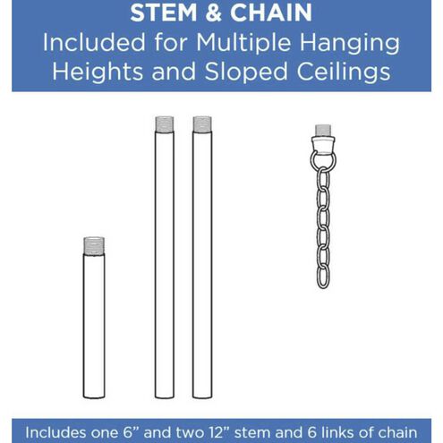 Seville 4 Light 17.87 inch Matte Black Convertible Pendant Ceiling Light, Design Series