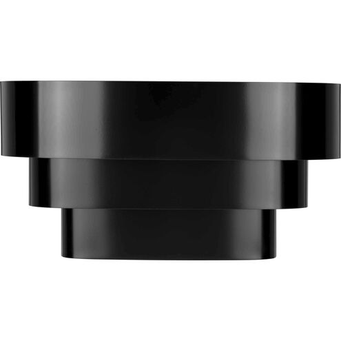 Louvered 1 Light 14 inch Matte Black Wall Sconce Wall Light