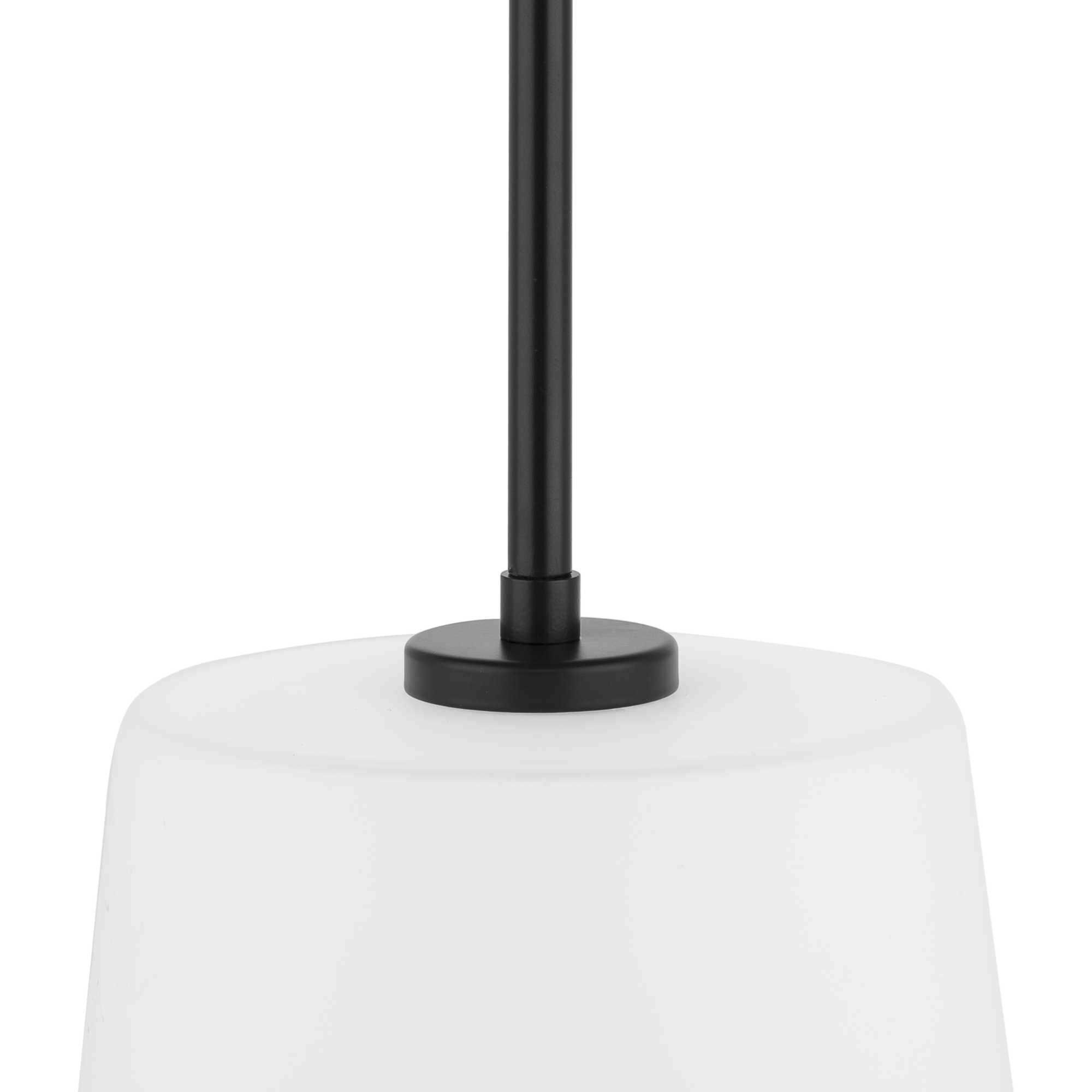 Clarion 1 Light 10.5 inch Matte Black Pendant Ceiling Light