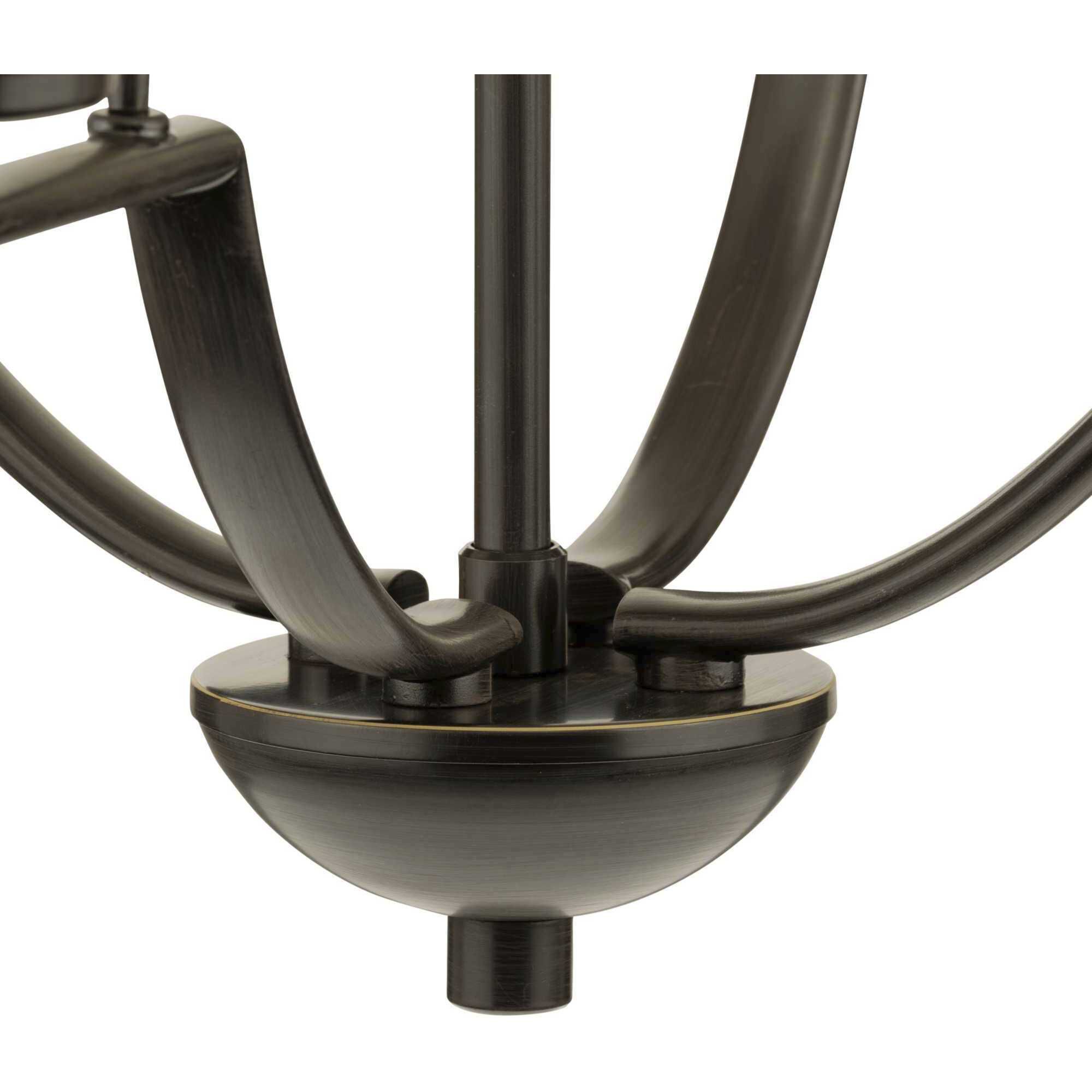 Bravo 4 Light 24 inch Antique Bronze Chandelier Ceiling Light