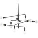 Calder 10 Light 38.5 inch Graphite Chandelier Ceiling Light, Design Series