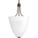 Asset 3 Light 16 inch Antique Bronze Foyer Pendant Ceiling Light