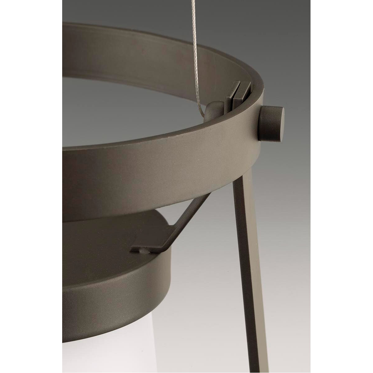 Mobi 1 Light 18.75 inch Graphite Pendant Ceiling Light, Design Series