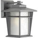 Loyal 1 Light 10 inch Textured Graphite Outdoor Wall Lantern