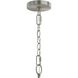 Jheni 3 Light 12 inch Brushed Nickel Chandelier Ceiling Light