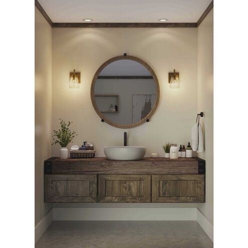 Martenne 1 Light 4.62 inch Aged Bronze Bathroom Vanity Light Wall Light
