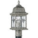 Tiffany 1 Light 18 inch Golden Baroque Outdoor Post Lantern