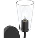 Jheni 1 Light 7 inch Matte Black Wall Sconce Wall Light