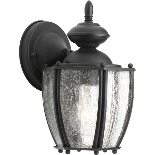 Roman Coach 1 Light 10 inch Textured Black Outdoor Wall Lantern, Small