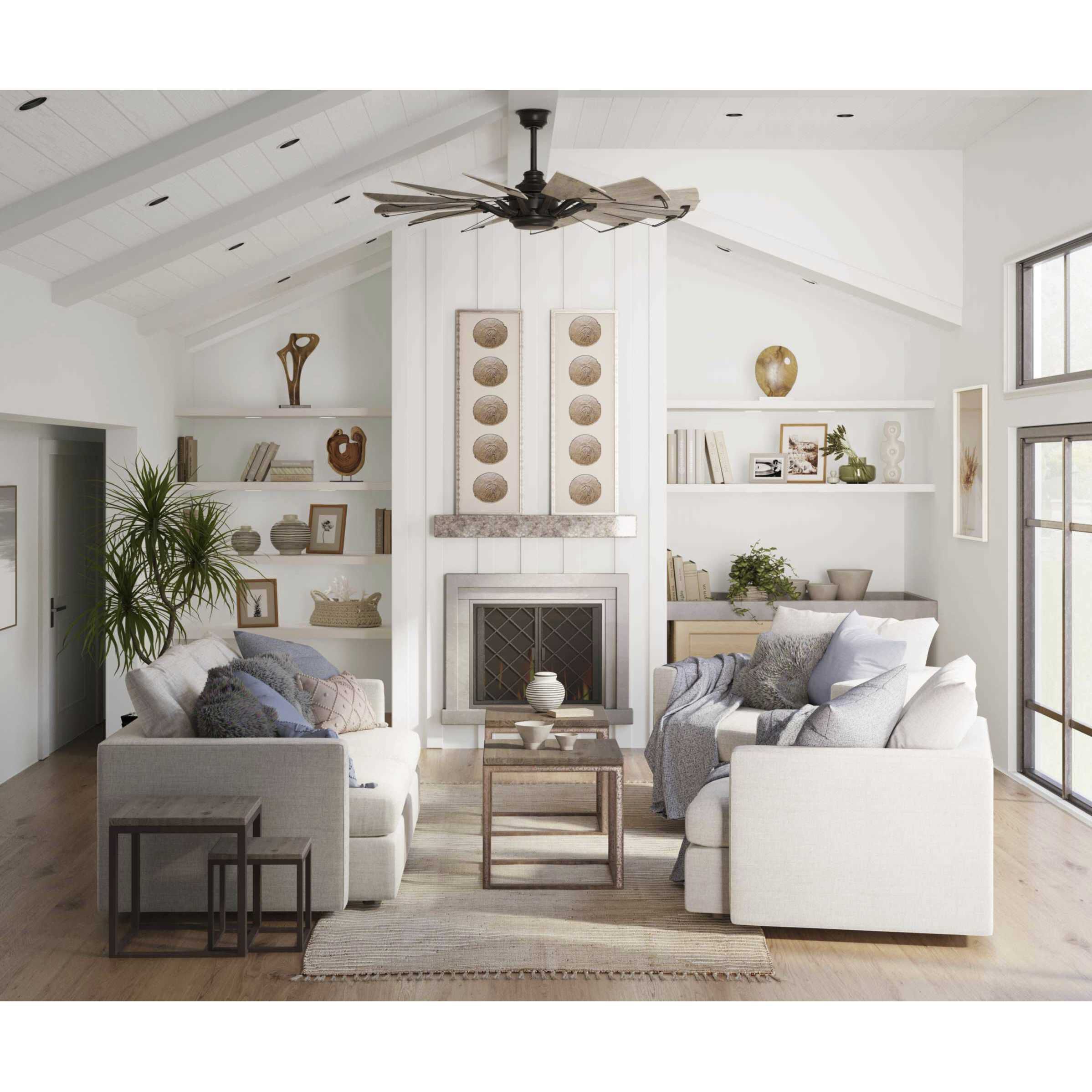 6in Slope Recessed Trim PAR30 Black Step Baffle Trim