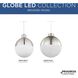 Globe LED LED Brushed Nickel Pendant Ceiling Light, Progress LED