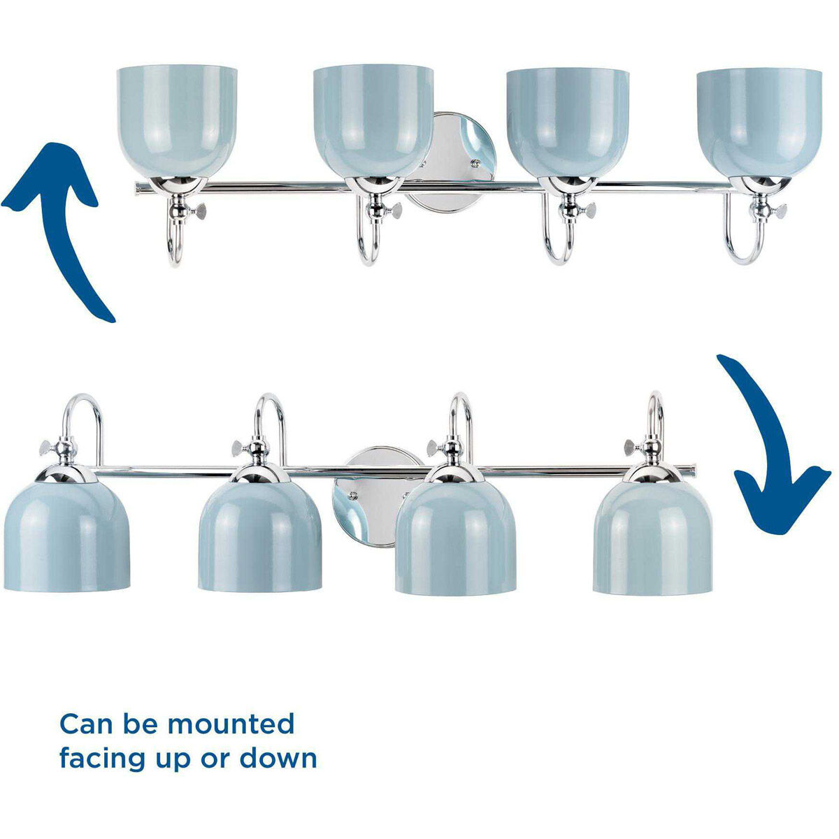 Dalton 4 Light 33 inch Polished Chrome Bath Vanity Wall Light