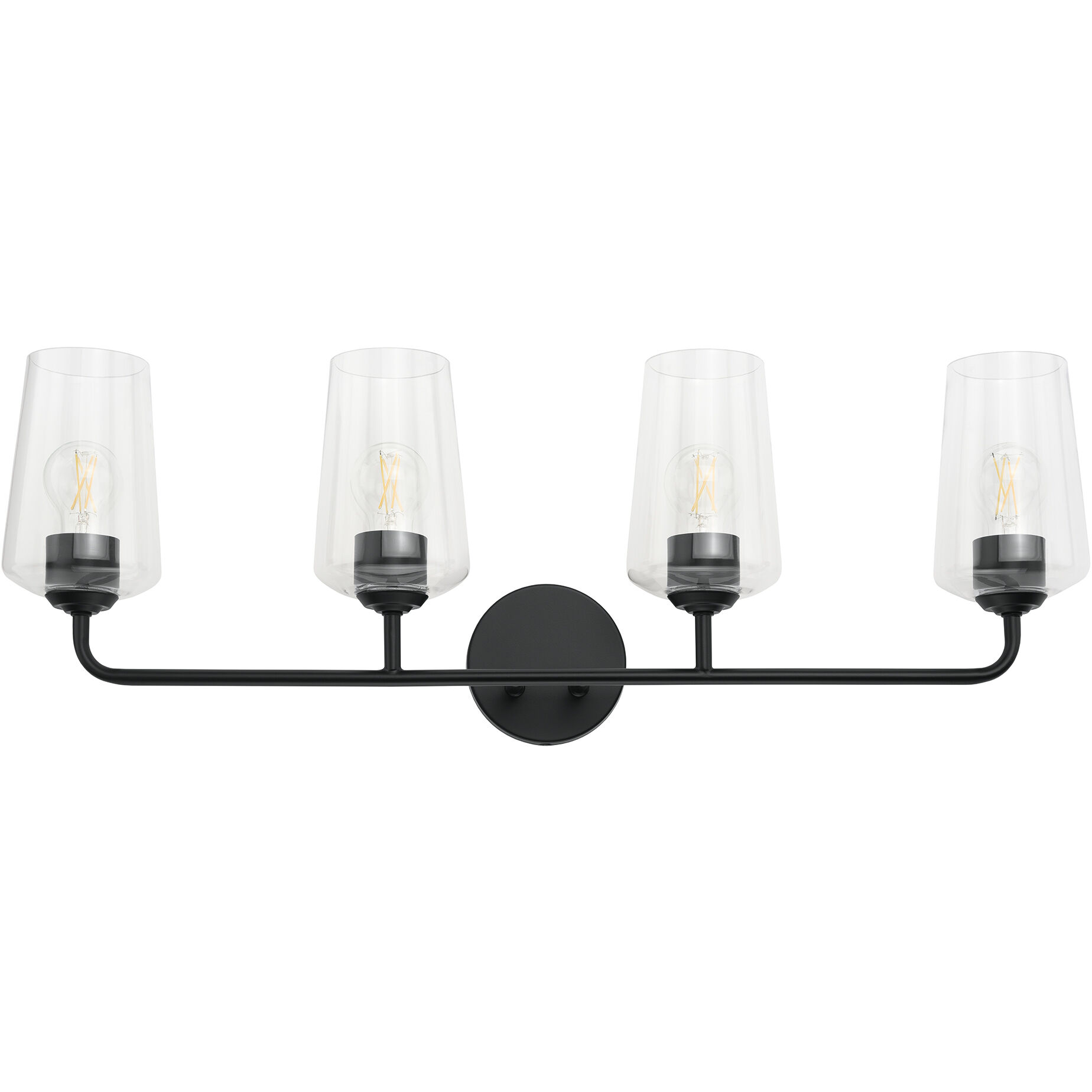 Celino 4 Light 32.5 inch Black Vanity Light Wall Light