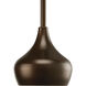 Kiss 1 Light 5 inch Oil Rubbed Bronze Mini-Pendant Ceiling Light