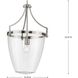 Parkhurst 1 Light 15 inch Brushed Nickel Pendant Ceiling Light
