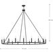 Gilliam 20 Light 61.12 inch Matte Black Chandelier Ceiling Light