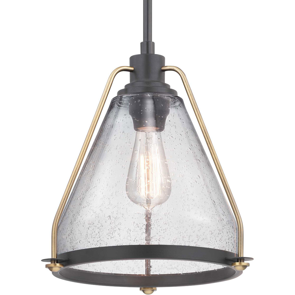 Progress Lighting One Light Pendant Range Antique Bronze