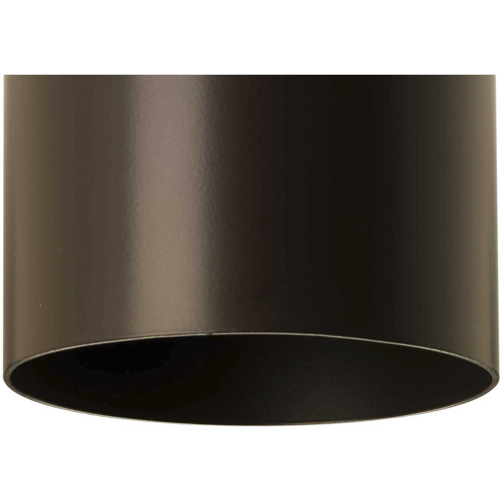 Cylinder Outdoor Wall Cylinder in Antique Bronze, LED Lamping, Progress LED