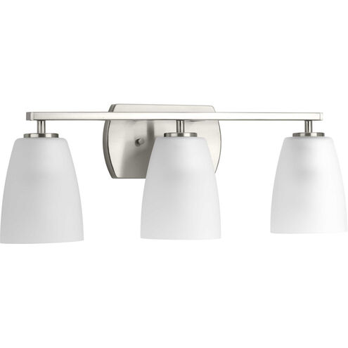 Leap 3 Light 23 inch Brushed Nickel Bath Vanity Wall Light