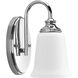 Wander 1 Light 4.75 inch Polished Chrome Bath Vanity Wall Light, Design Series