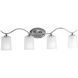 Inspire 4 Light 31 inch Polished Chrome Bath Vanity Wall Light