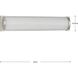 Barril LED LED 24 inch Brushed Nickel Vanity Light Wall Light