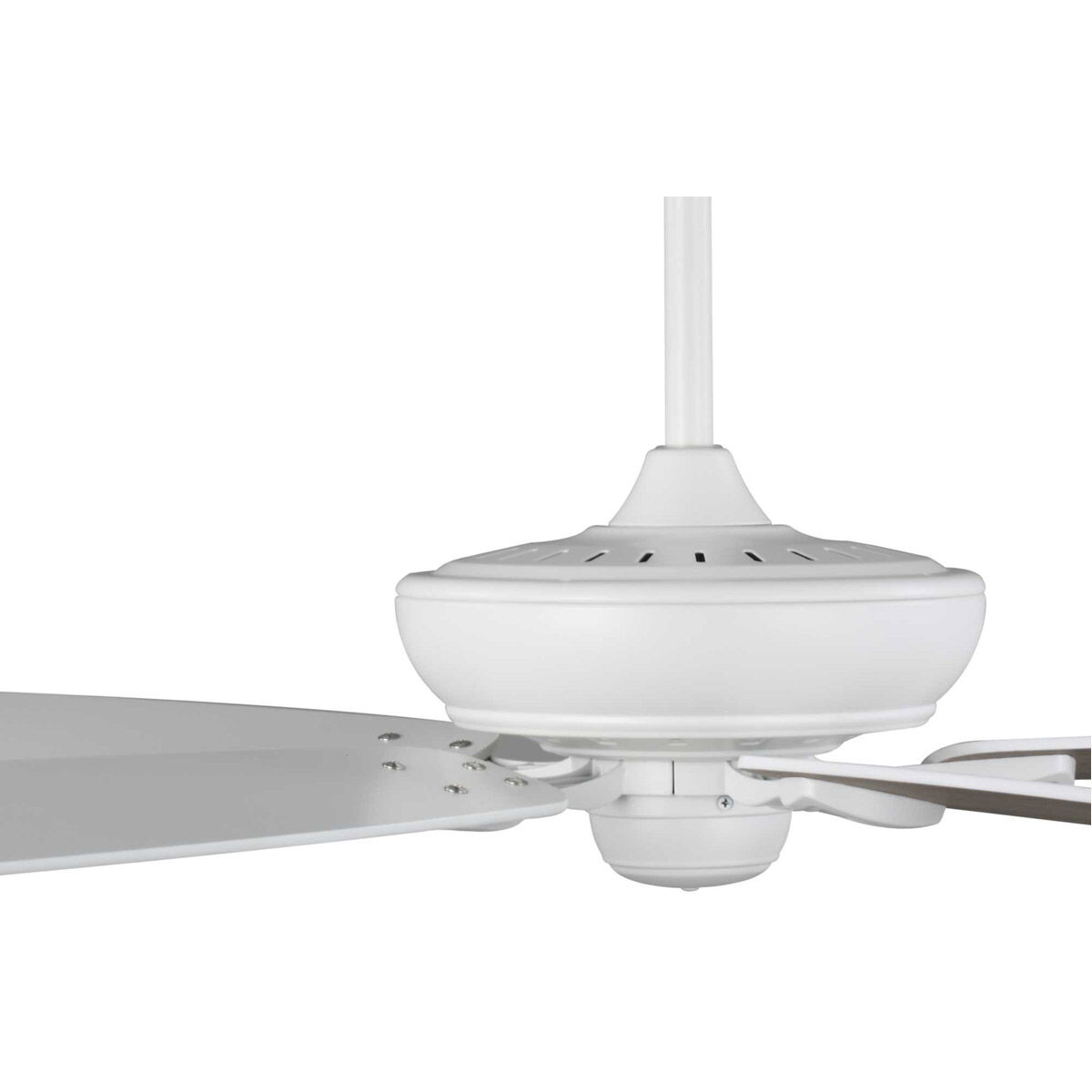 Kennedale 72 inch Satin White with Driftwood/Satin White Blades Ceiling Fan in Matte White