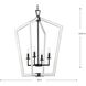 Galloway 4 Light 24 inch Matte Black Foyer Light Ceiling Light