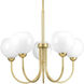 Carisa 5 Light 25.5 inch Vintage Gold Chandelier Ceiling Light