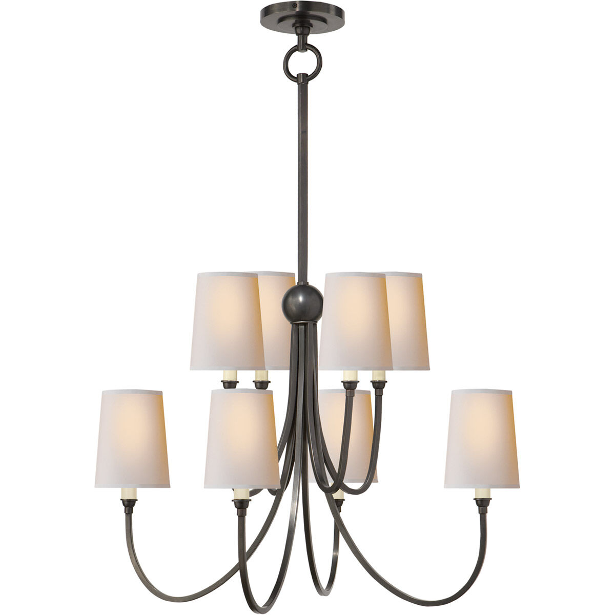 Thomas O'Brien Reed 8 Light 26.50 inch Chandelier