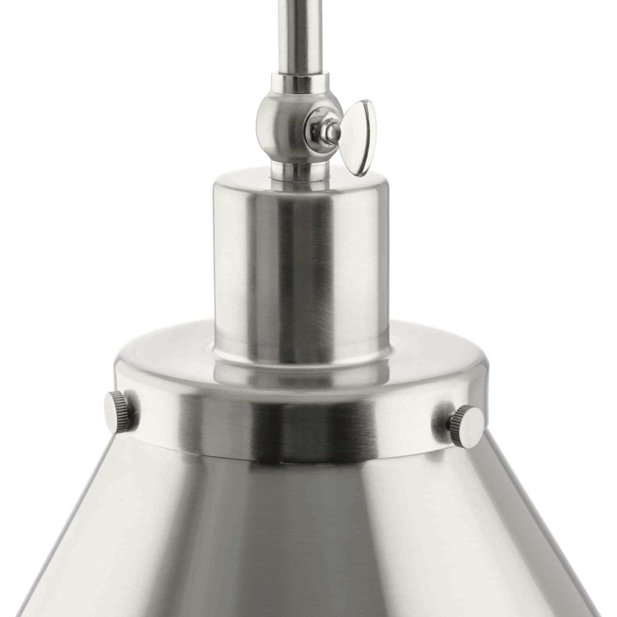 Hinton 1 Light 16 inch Brushed Nickel Pendant Ceiling Light