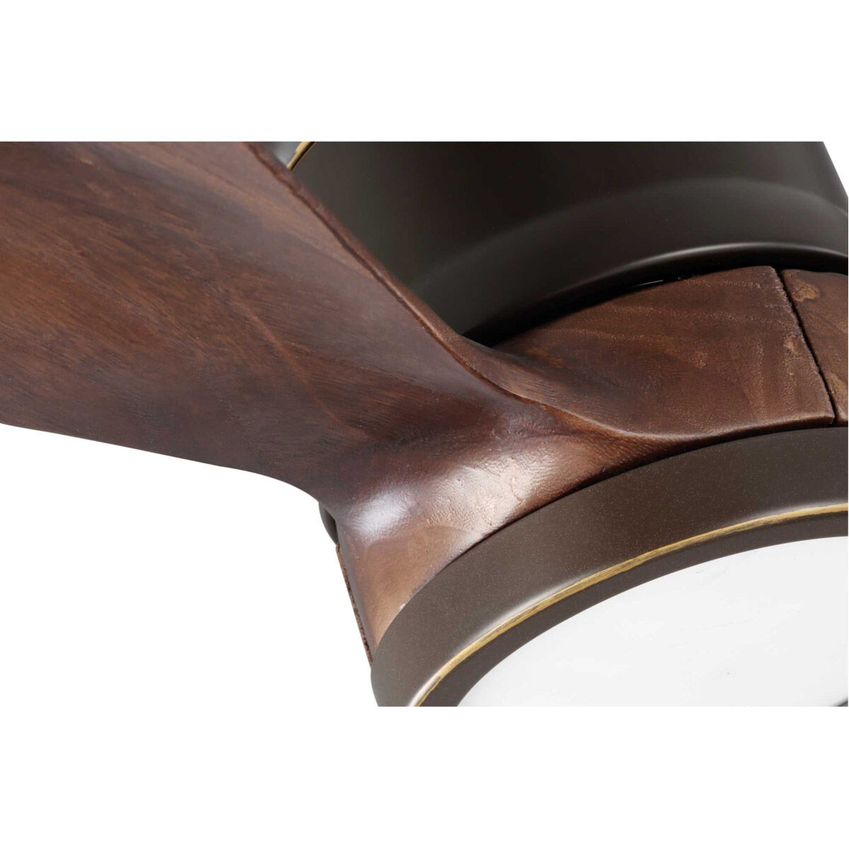 Farris 60 inch Oil Rubbed Bronze with Walnut Blades Ceiling Fan, Progress LED