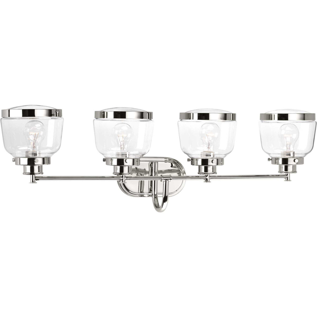 Judson 4 Light 36 inch Polished Nickel Bath Vanity Wall Light