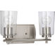 Adley 2 Light 14 inch Brushed Nickel Bath Vanity Wall Light