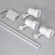 LED Track Kit 3 Light 120V White Track Kit Ceiling Light