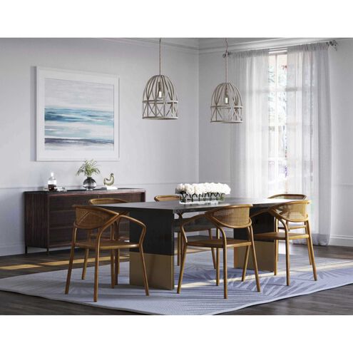 Chastain 1 Light 14 inch Bleached Oak Pendant Ceiling Light