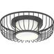 Finesse LED 15 inch Graphite Flush Mount Ceiling Light