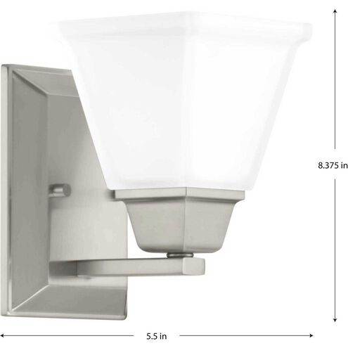 Clifton Heights 1 Light 6 inch Brushed Nickel Bath Vanity Wall Light